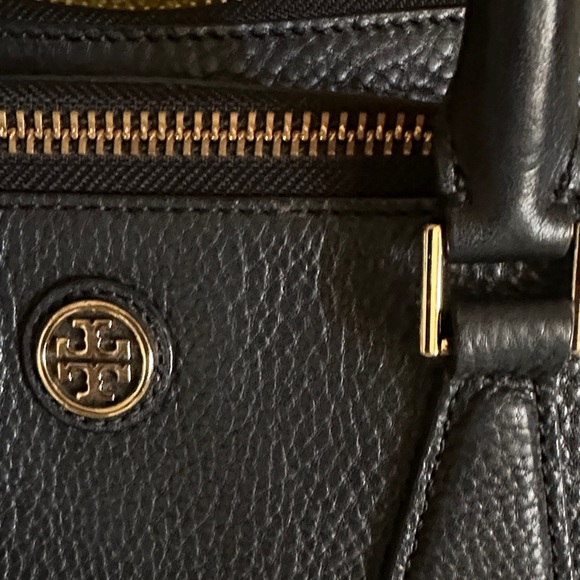 Tory Burch Black Leather Satchel - Picture 10 of 12